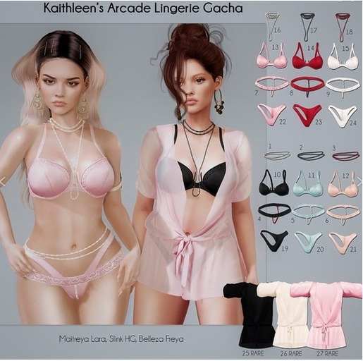 10 Kaithleen's Lingerie Gacha Bra Maitreya Black