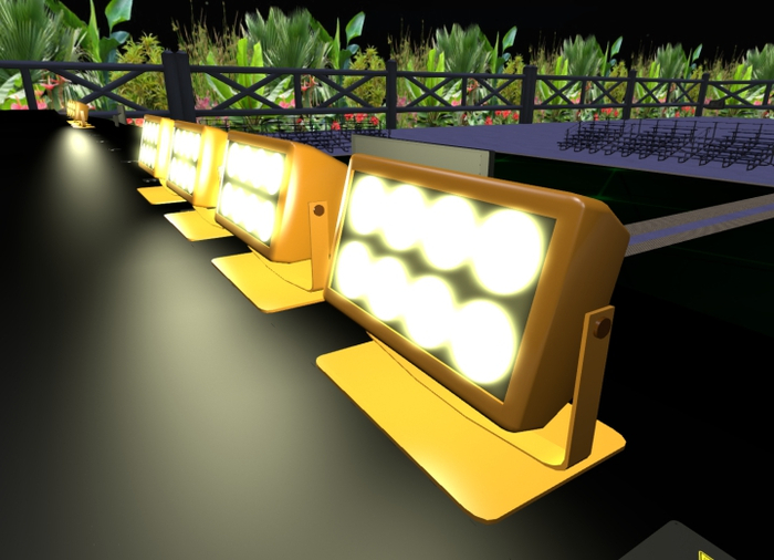 Stage Light L800b Pro Series - Gold version