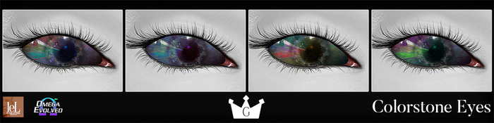 [Glamorize] Colorstone Eyes - Lelutka Evo + Omega + BOM