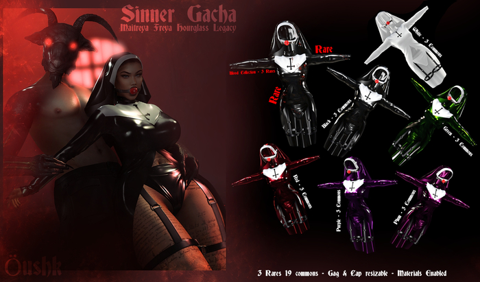 :oushk - Sinner - Complete GACHA set
