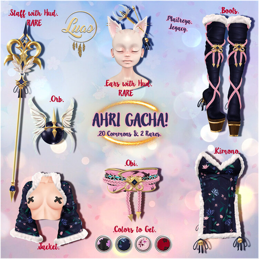 Luas Ahri Ears RARE