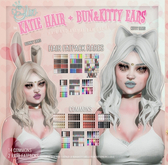 .Olive. the Katie Hair + Kitty Ears - Blonde [Rez]