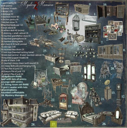 27 -DRD- MM2 - Living Room Set - RARE