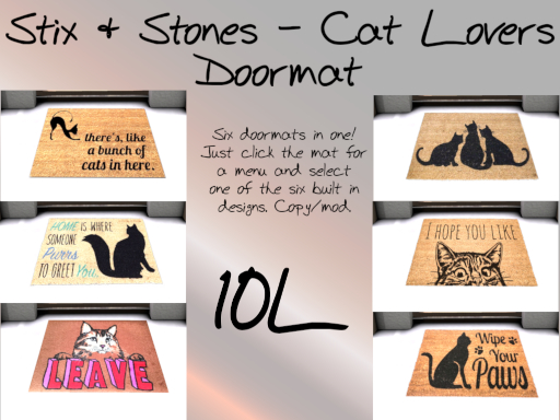 ~S&S~ Cat Lover's Doormat