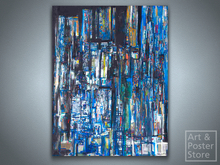 Fenetres | Dasilva | Abstract Painting | Wall Canvas Panel