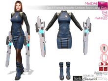 Dae, Obj, FBX, And Texture Files Sci-FI Uniform Outfit Slink, Maitreya, Belleza,Tonic, Ocacin, Voluptuous and Classic