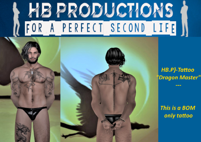 {HB.P}Tattoo BOM Dragon Master &