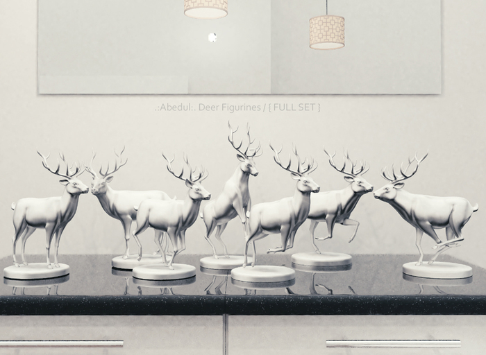 .:Abedul:. Deer Decor / Silver [FatPack]