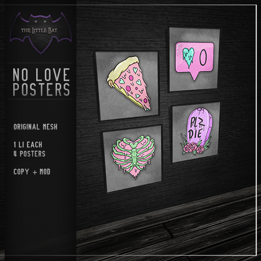 !TLB - NoLove Poster Set