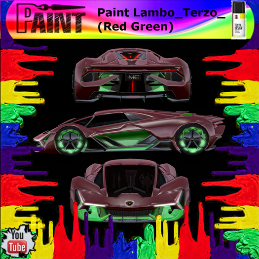 Paint Lambo_Terzo_(Red Green)