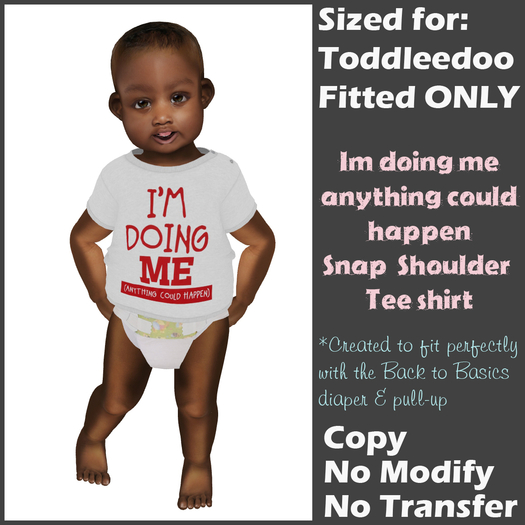 [Back to Basics] Doing me snap shoulder tee