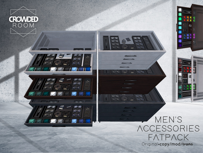 Crowded Room - Men's Accessories Drawer - Fatpack