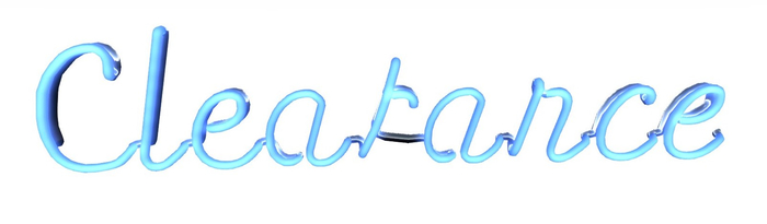 Clearance Neon Sign  MP