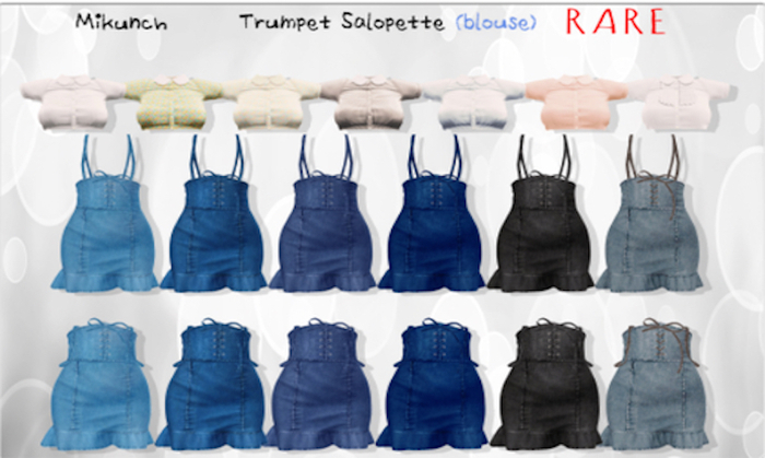 Mikunch  Trumpet saropette (blouse) RARE