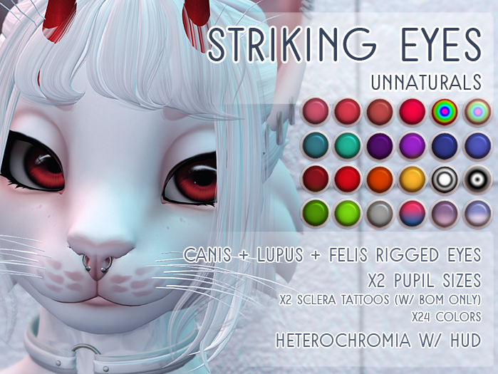 :: wickedpup :: STRIKING EYES || UNNATURAL || RIGGED CANIS + LUPUS + FELIS + BOM