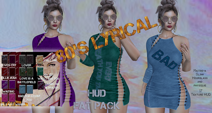 M/M 80's Lyrical Dress (FP HUD) Box (add me)