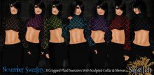 :::Sn@tch November Cropped Sweater:::