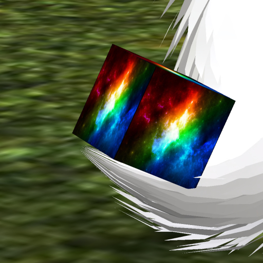 Rainbow Space Cube