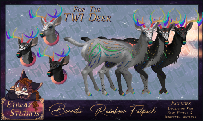 =[M]= "Borrita" - Rainbow Fatpack