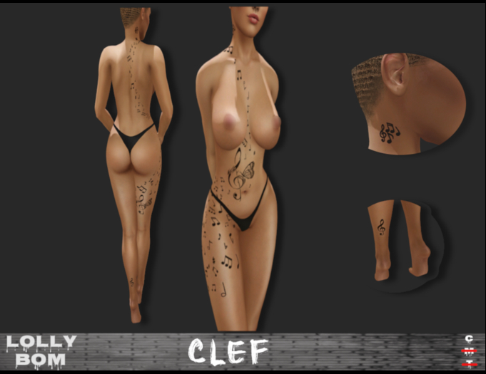 LOLLY's BOM things... [tattoo] clef