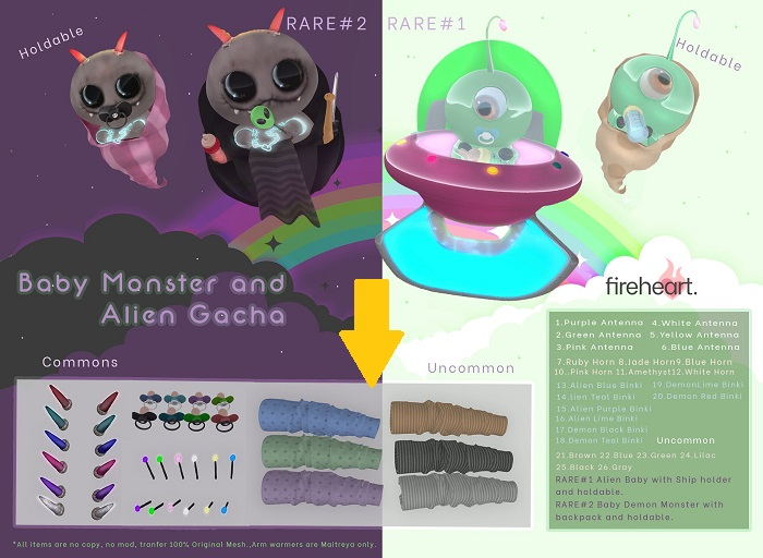 Nappy Monster Armwarmer- Gray Uncommon#6