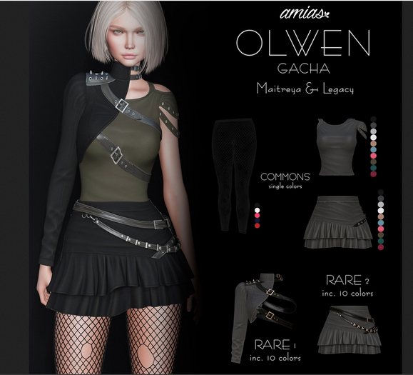amias - OLWEN tights white - Lara  - !REZ ME!