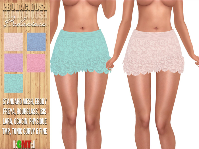 [:B:] Lace Shorts UNPACKER