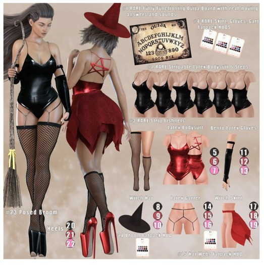 #22 *Vanilla Bae* {Sexy Witch} Heels - M - Pink