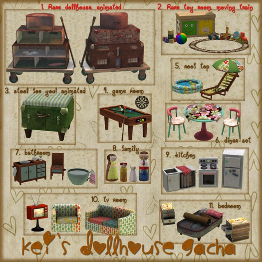 3. Kei's Dollhouse Stool for You