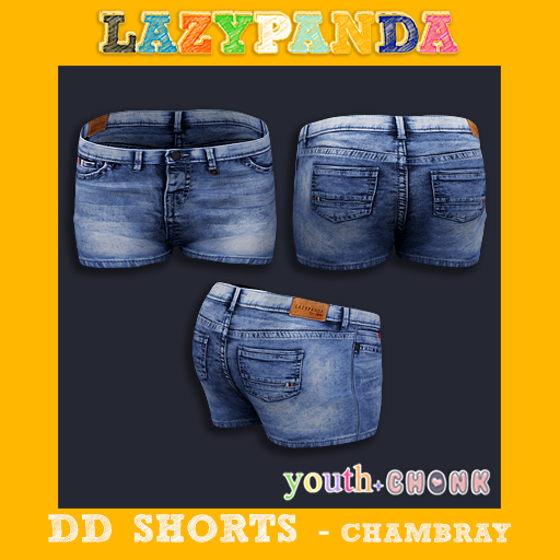 LazyPanda DDShorts Youth (Chambray)