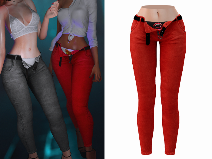 -[ vagrant ]- Virginia Jeans - Red