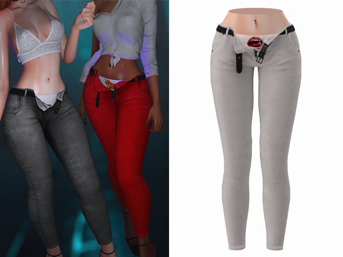 -[ vagrant ]- Virginia Jeans - White