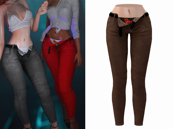 -[ vagrant ]- Virginia Jeans -Brown