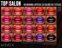 TOP1SALON - HD BRIANNA LIPSTICK (Lelutka X) TAN BRIGHT