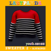 LazyPanda - Sweater 2  Red Stripe (Y)