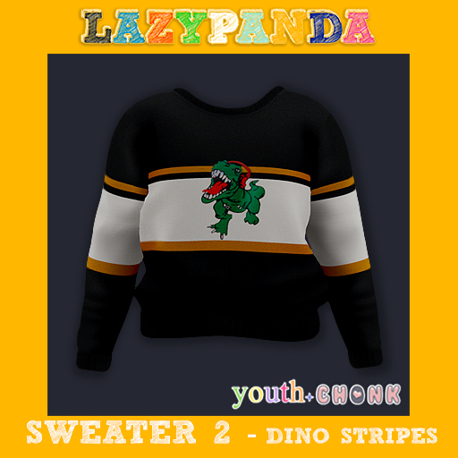 LazyPanda - Sweater 2  Dino Stripes (Y)