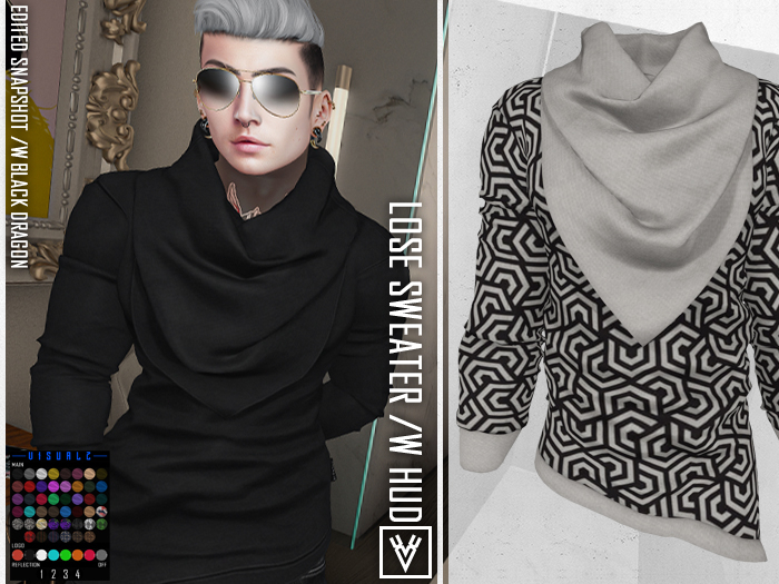 [ xVx ]LOSE SWEATER - ABSTRACT