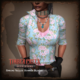 [Timber Creek] Spring Valley Blouse-Valley Rose