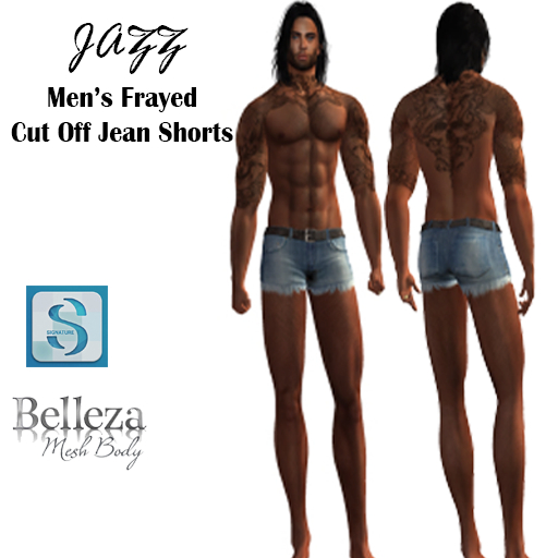 JAZZ FADED FRAYED,Cutoff Denim Shorts Jake and Gianni