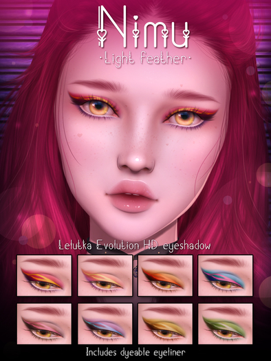 NIMU - Light feather - HD eyeshadow (Lelutka)