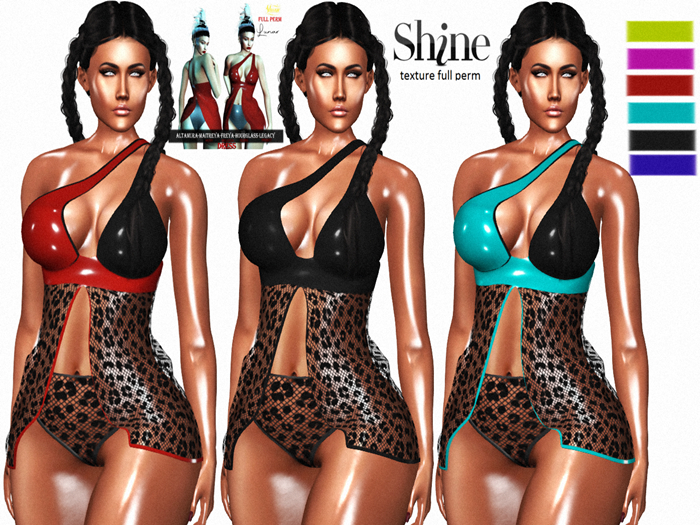 AJ   #SHINE_ DRESS LUNAR _TEXTURE FULL PERM