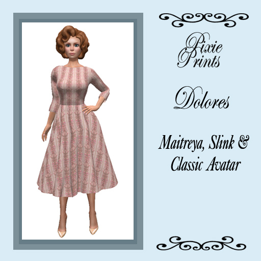 Pixie Prints Dolores Dress - Stripes