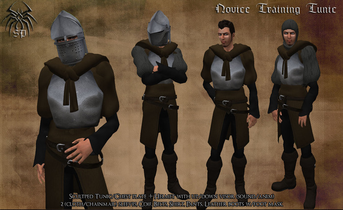 [SP] Novice Training Tunic Chest (Brown)