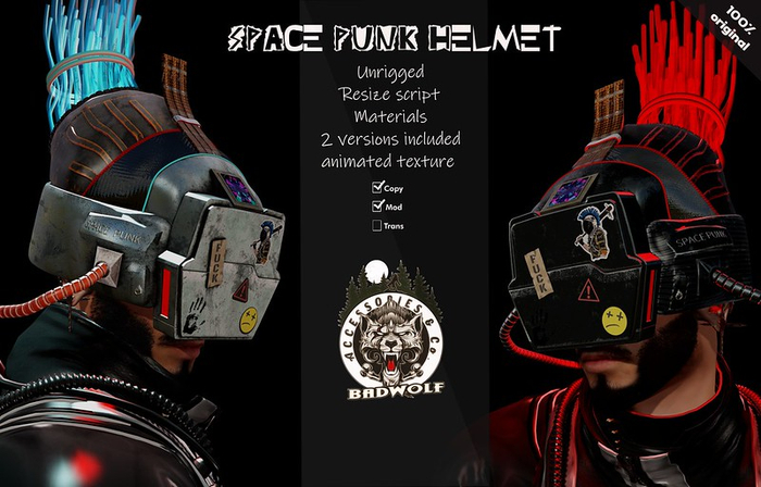 Badwolf  - Space Punk Helmet