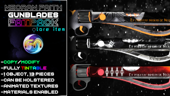 [.fn] Necran Faith Gunblades Fatpack