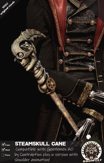 Badwolf - Steamskull Cane