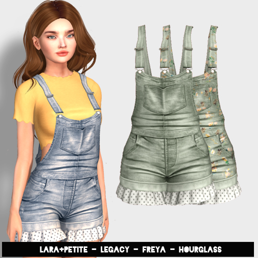 (fd) Cutiepie Overalls - Sage (LARA + PETITE, HOURGLASS, FREYA & LEGACY)