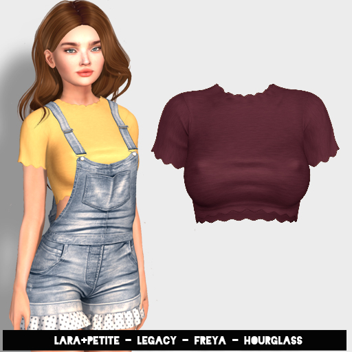 (fd) Cutiepie Crop - Heart (LARA + PETITE, HOURGLASS, FREYA & LEGACY)