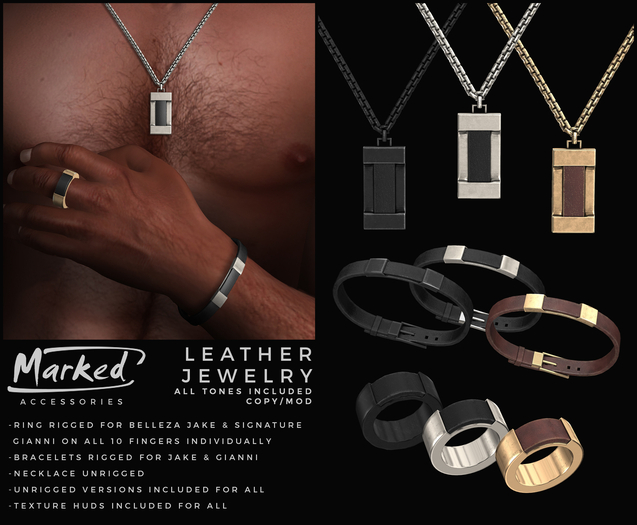 MARKED - Leather Jewelry Fatpack