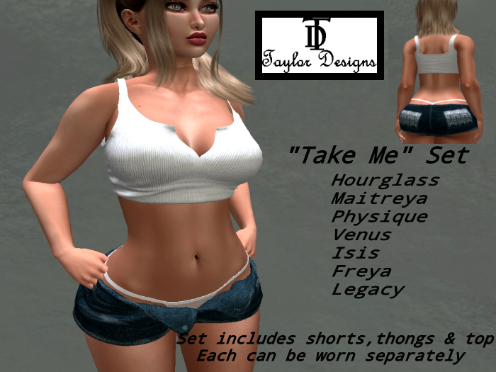 TD "TakeMe" Shorts set